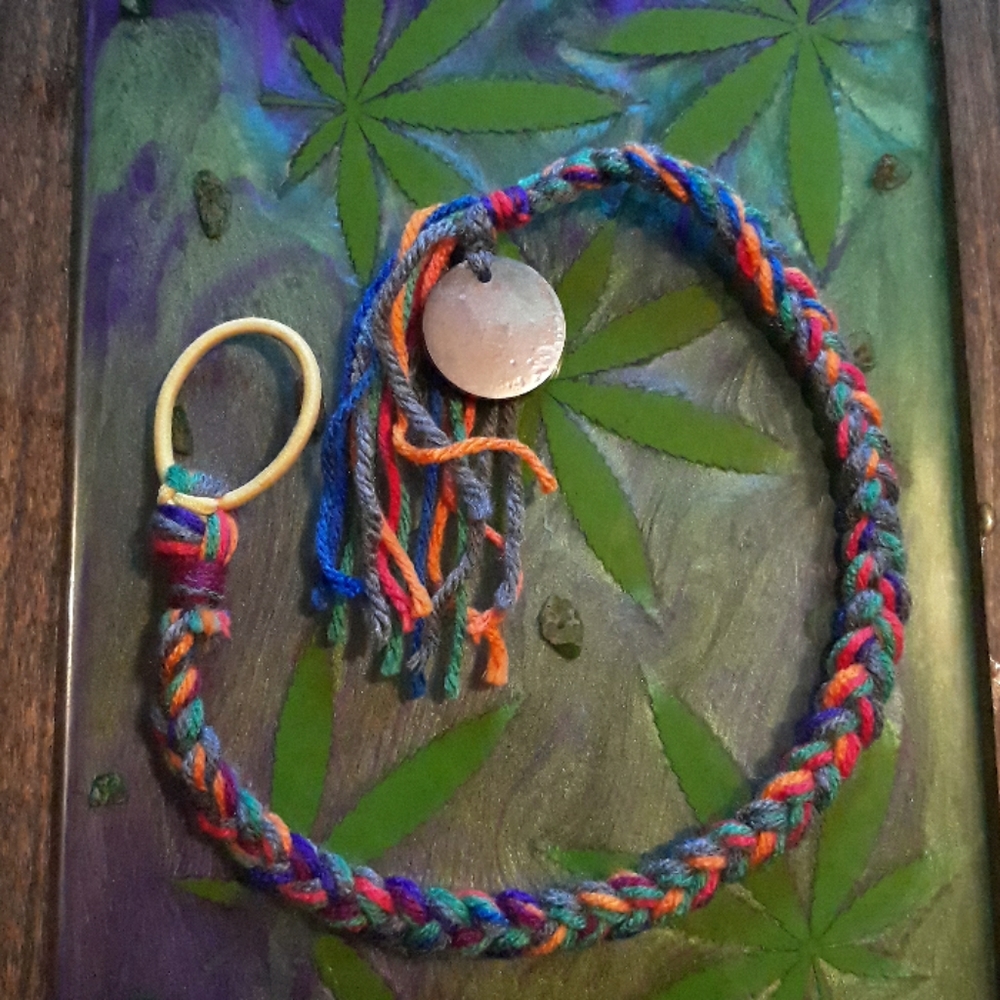 Festival hairwrap rainbow